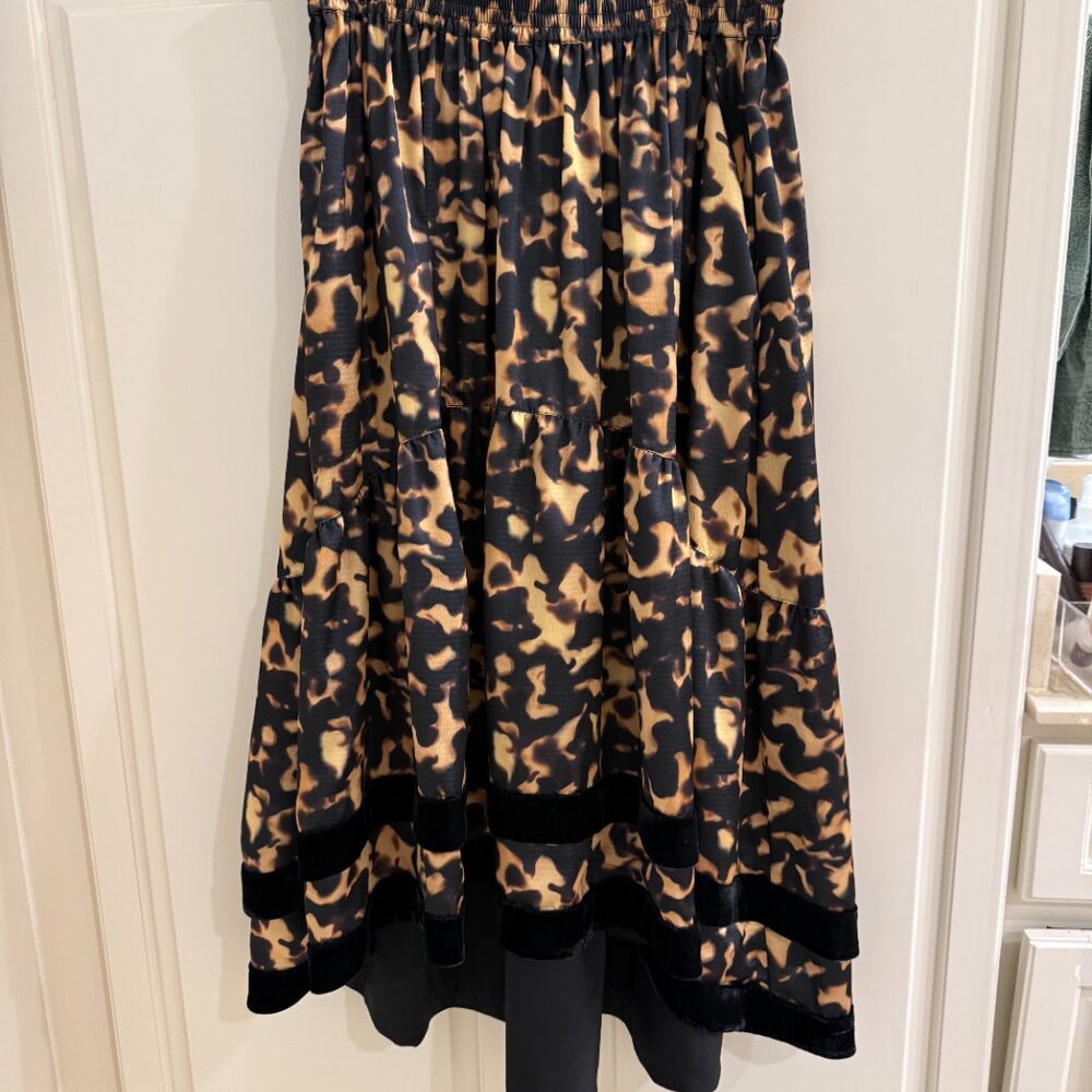 Combo Listing: Tortoise print skirt & Ted Bakker black top - Picture 4 of 16